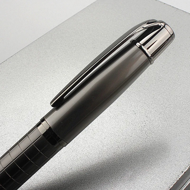 Luxury Quality 854 Metal Line School Student Office Supplies Accessories Medium Nib Ballpoint Pens