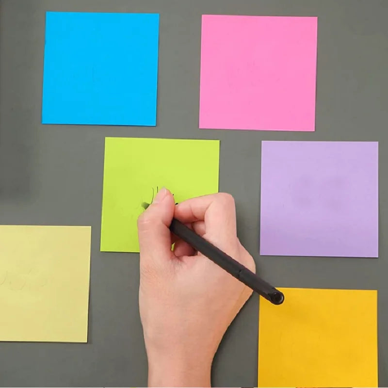 50pc/color 3*3inch Sticky Note Posted It Note Pads Stickers Planner Sticker Notepad Memo pad School Office Supplies