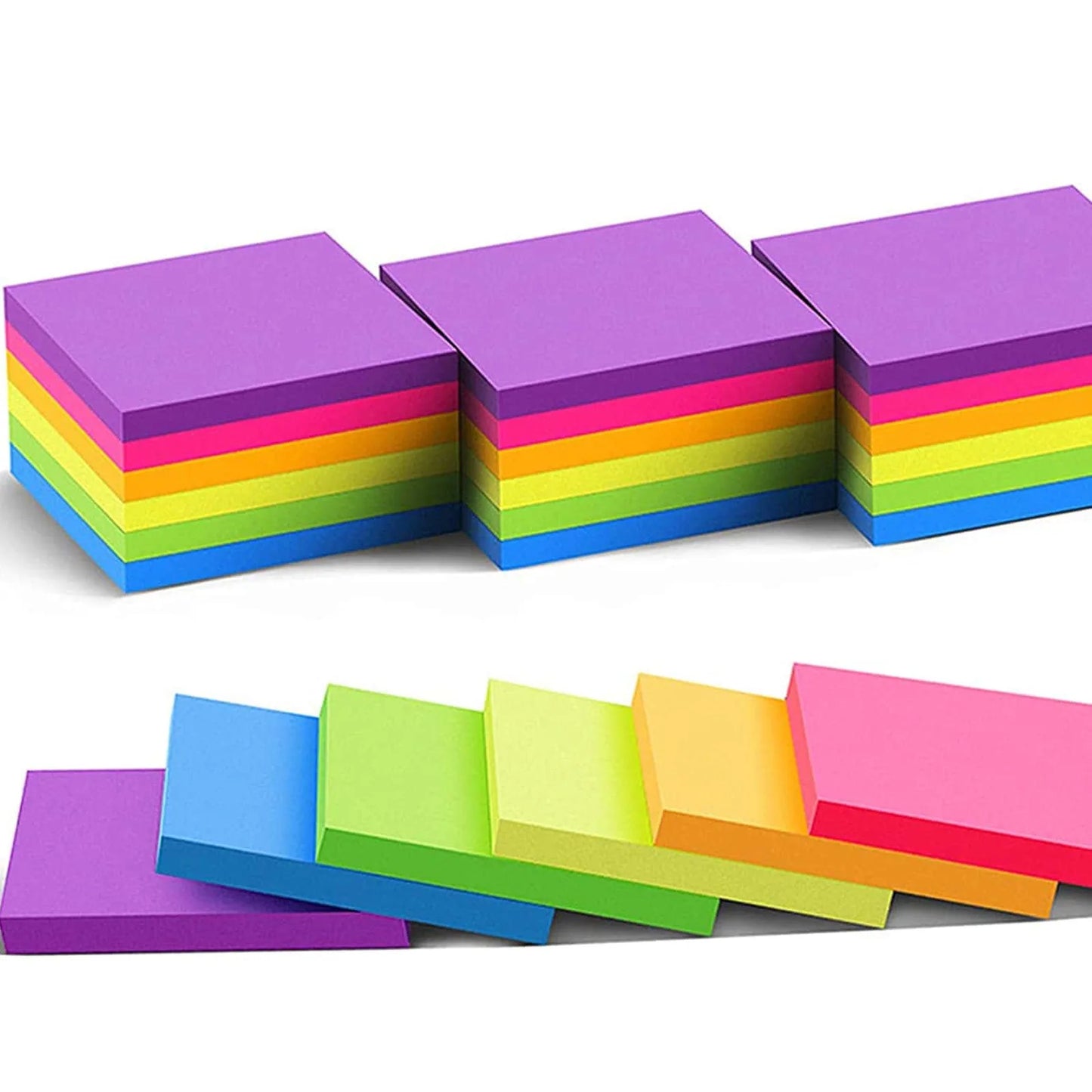 50pc/color 3*3inch Sticky Note Posted It Note Pads Stickers Planner Sticker Notepad Memo pad School Office Supplies