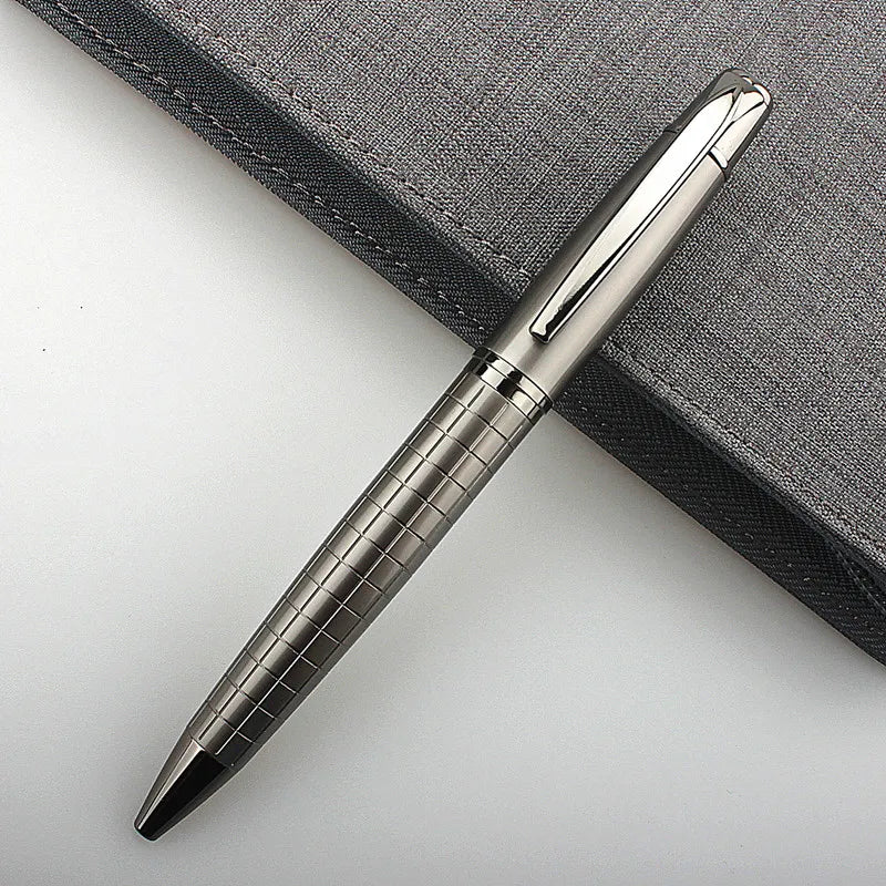 Luxury Quality 854 Metal Line School Student Office Supplies Accessories Medium Nib Ballpoint Pens